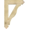 thumbnail image 3 of Ekena Millwork 6"W x 30"D x 42"H Funston Arts & Crafts Rough Sawn Bracket, Douglas Fir, 3 of 4