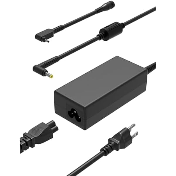 Chenchen 65W AC Charger Compatible with Acer Aspire 5 3 1 6 A315 A515 A314 Series Aspire One E1 E3 E5 E11 E14 E15 E17 ES1 V3 V5 V7 F15 F17 S5 S7 R3 R5 R7 M5 F5 Lite AL15 1400 5220 Laptop