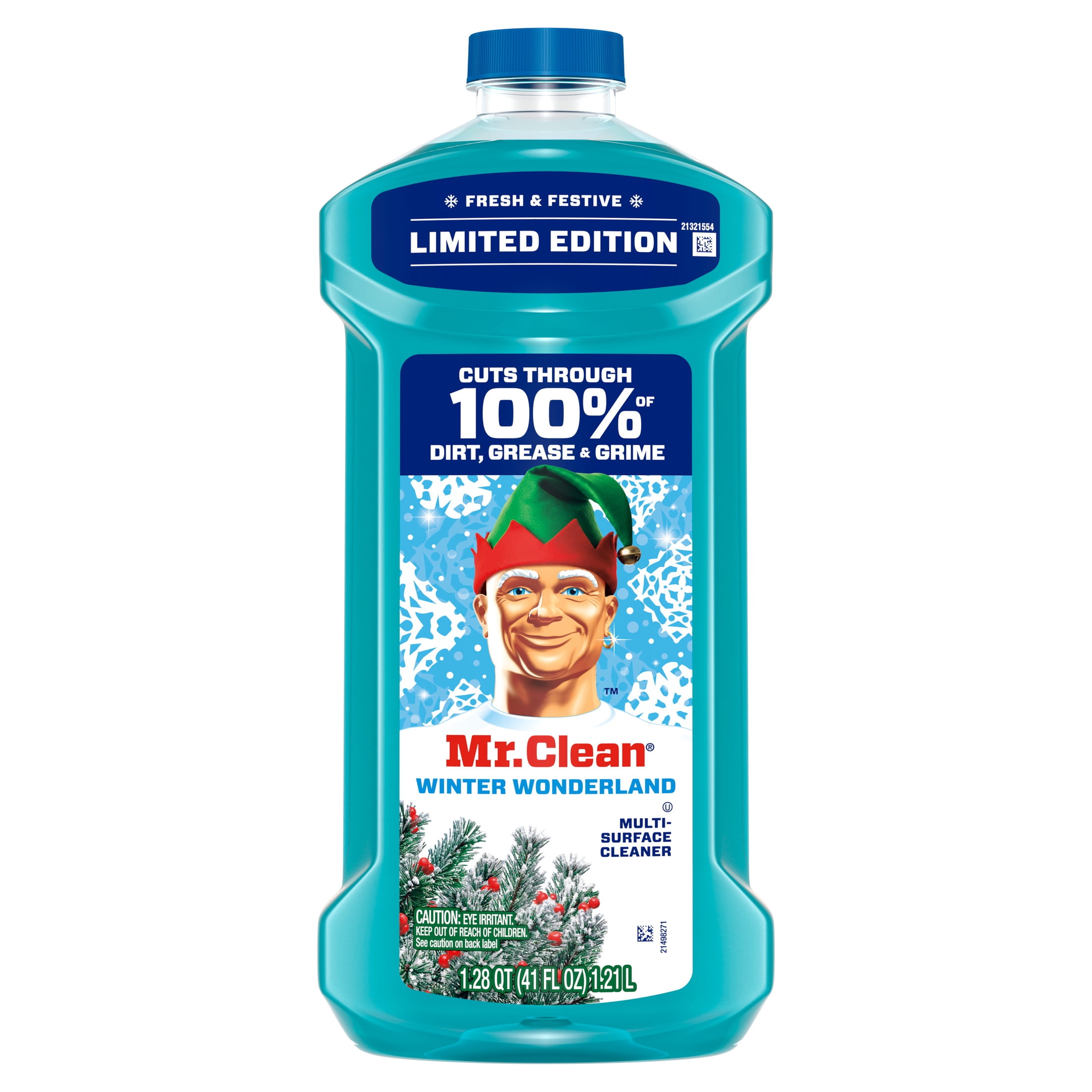 Mr. Clean All Purpose Cleaner, Floor Cleaner, Mop Soap, Cleaning Liquid, Winter Wonderland, 41 fl oz