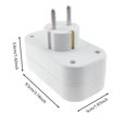 thumbnail image 3 of BKER Plug Socket Socket Adapter Compartment Plug Kitchen Travel, 3 of 7