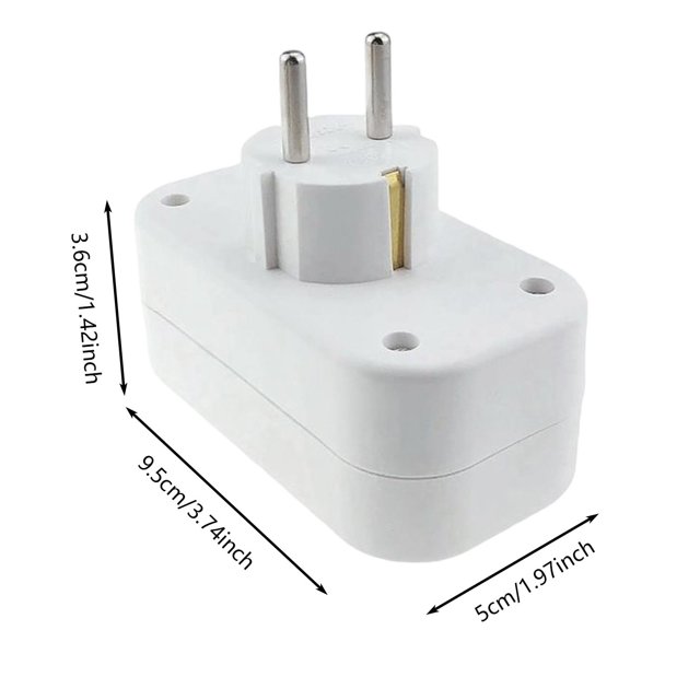 Ltdhehe Plug Socket Socket Adapter Compartment Plug Kitchen Travel