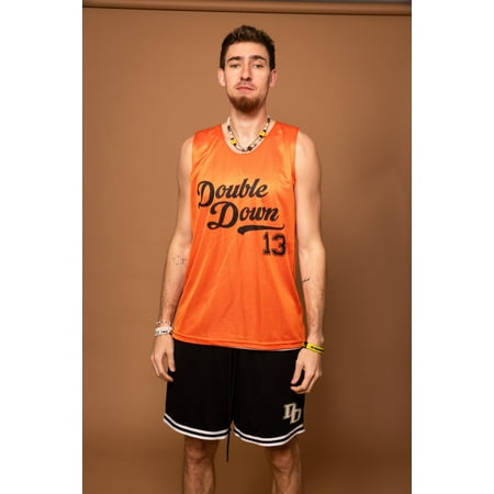 DoubleDown- Basketball Jersey Orange