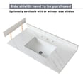thumbnail image 4 of 22 Inch Sidesplash , Bathroom Vanity Top with Backsplash ,4" Height Backsplash, for Vanity Top, 4 of 5