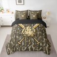 thumbnail image 2 of Castle Fairy Sport Baseball Twin Bedding Sets,Vintage Camouflage Bedding Comforter Set, 2 of 8