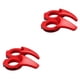 thumbnail image 3 of Eigraketly Manillares ligeros Thumbgrips Punta de goma Absorción de golpes Impermeable Bicicleta Rest Ring Kit de alta resistencia Rojo 2piezas, 3 of 6