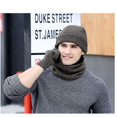 thumbnail image 4 of Sinhoon Winter Beanie Hat & Scarf & Touchscreen Gloves, Warm Knit Fleece Lined Beanie Gloves Infinity Scarf Set for Men and Women (Gray), 4 of 7