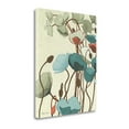 thumbnail image 2 of "Blue Pavots Ondule I" By Shirley Novak, Giclee Print on Gallery Wrap Canvas, 2 of 3