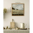 thumbnail image 5 of Drsoum Vintage Flower Wall Art Poppies Floral Classic Wall Prints Modern Farmhouse Bedroom Living room Hallway Decor 12x12in Brown Framed, 5 of 6