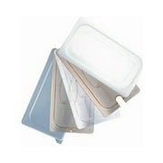 Hot Food Pan Covers, 6 3/8w x 6 7/8d, Amber