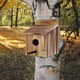thumbnail image 2 of Casa para pájaros, caja para pájaros al aire libre, casa para pájaros azul, caja para pájaros colgante de madera para observación de aves, jardín y, 2 of 7
