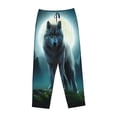 thumbnail image 6 of Fotbe Wolf Women's Pajama Pants,Sleepwear Pants,Pj Bottoms Drawstring And Pockets-Small, 6 of 7