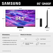 Samsung 85” Class Neo QLED 4K QN80F Samsung Vision AI Mini LED Smart TV 2025 - QN85QN80FAFXZA