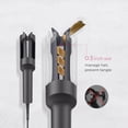 thumbnail image 3 of Automatic Rotating Curling Iron - Beach Waves Curling Wand, Portable Hair Curler, Dual Voltage & Lightweight for Travel, Ceramic Coating, 1 Inch, Metallic Gray, 3 of 6