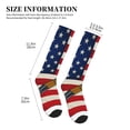 thumbnail image 2 of Picia American Flag And Baseball Printed Sports Compression Socks - 15-20mmHg Graduated Compression, High-Performance Soft and Breathable Socks for Men and Women, 2 of 5