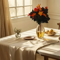 LmnLft Artificial Fall Floral Arrangement 2-Pack, Silk Flower Bouquets with Metal Pot and Autumn Stems for Thanksgiving Table Centerpieces