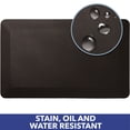 thumbnail image 4 of SoHome Air Step Anti-Fatigue Standing Mat, Great for Home, Kitchen and Office, Commercial Grade Non Slip Backing, 3/4 Inch Thick, Phthalate Free, Supports Foot, Knee, and Back,&nbsp; 20"x32" Espresso, 4 of 7