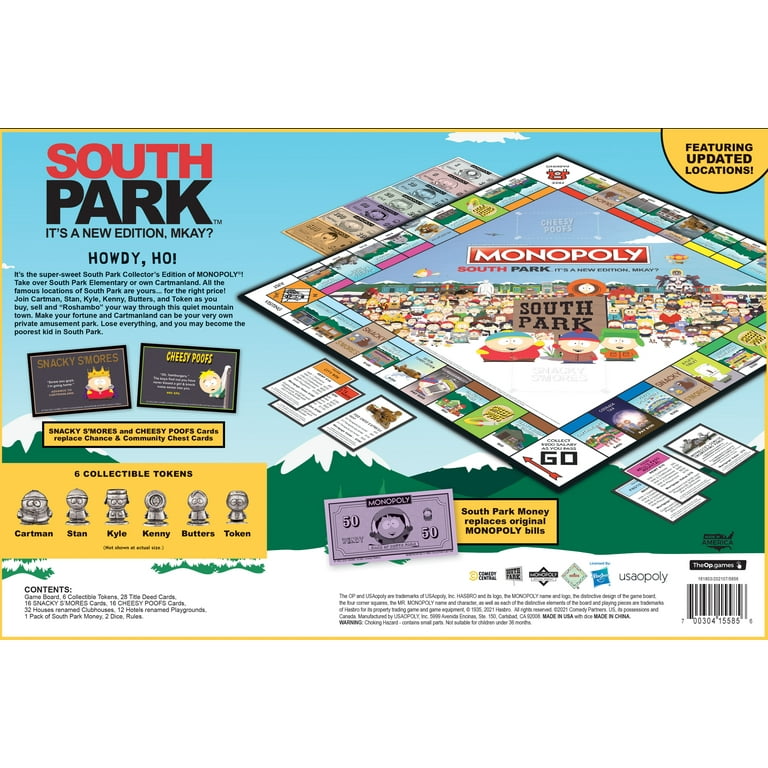 Monopoly board Game South Park Collectors outlets edition