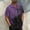 Purple, variant on Arnsht (S-5XL) Big and Tall Men's Cotton Linen Shirts Lapel Button Down Short Sleeve Dress Shirt Casual Summer Shirt Tops Pink L