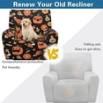 thumbnail image 4 of Kuiaobaty Pumpkin Flower Print Recliner Chair Cover that Stay in Place Mushroom Thick Reclining Sofa Slipcover Soft Recliner Couch Cover Reclining Slipcover with Side Pocket for Pets, 4 of 8