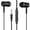 D21 Black, variant on Earphones with Microphone, D21 Wired Earbuds in-Ear Headphones, 3.5 mm Jack Corded Ear Buds for Back to School PC Work & Study Zero-Latency for Music Gaming - Black