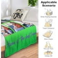 thumbnail image 5 of Custom Photo Blankets Using My Own Photos Personalized Throw Blanket with Pictures Text Customized Blanket for Adults Mom Dad Family Dog Kids Friends Lover Personalized Memorial Gift 60"x80", 5 of 6