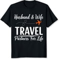 thumbnail image 2 of 100% Cotton Husband And Wife Travel Partners For Life, 2 of 5