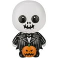 thumbnail image 1 of Lighted Blow Mold Décor Kawaii Style Jack Skellington 14" Disney, 1 of 6
