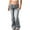 Gray, variant on Bootcut Jeans for Women Y2K Baggy Stretchy Low Waisted Vintage Flare Jeans Button Closure Trendy Versatile Wide Leg Denim Pants with Pockets Light Blue XL