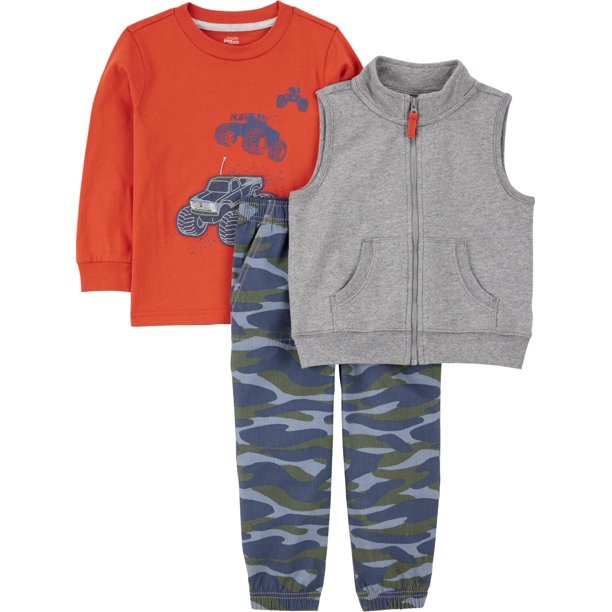 Set de ropa Simple Joys by Carter's Baby Boys de 3 piezas 2T