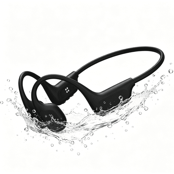 Bone Conduction Headphones, Bluetooth 6.0 Open Ear Wireless Bluetooth Earbuds with Stable Connection, Ultra-Light 10Hrs Playtime Sports Headphones, IPX8 Waterproof Headset for Running, Cycling, Walk