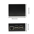 thumbnail image 3 of Case for RPi 3B Plus ABS Cooling Fan Case Enclosure Box for RPI 3B+/3B Durable Easy Install Mainboard Cover, 3 of 4