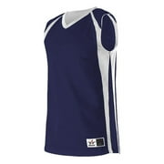 Alleson Athletic 54MMR Mens Reversible Basketball Jersey - Black White