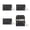 4black, variant on Sekonow 6Pcs Birth Control Pill Case Holder, PU Leather Birth Control Case Sleeve Wallet with Snap and Keyring, Privacy Protection Contraceptive Medicine Holder Keychain