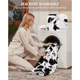 thumbnail image 5 of GARVEE Heated Electric Blanket,50"x60" Cow Print Fast Heating Throw Blankets with LCD Controller,10 Heat Settings&1-9H Timer Auto Shut Off,Black White, 5 of 10