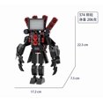 Tvman Model Skibidi Toilet G024 Dark TV Man Building Blocks Set, Dark TVMan Bricks ...