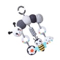 thumbnail image 6 of Newborns Developmental Toy Soft Plush Mobile With Black White Patterns For Bed Safety, 6 of 8
