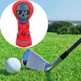 thumbnail image 3 of Cubierta para la cabeza de madera para golf Cubierta para la cabeza Rojo C Sunnimix Casco de palo de golf, 3 of 8