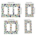 thumbnail image 2 of Yayeee Rocker Switch Wall Plate 3-Gang 6.5"x4.6" Home Decorative Outlet Cover, Vibrant Toucans Pattern, 2 of 6