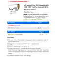 thumbnail image 2 of A/C Receiver Drier Kit - Compatible with 2005 - 2007 Ford Five Hundred 3.0L V6 2006, 2 of 2