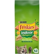 Friskies Indoor Dry Cat Food, Indoor Delights, 6.3 lb. Bag