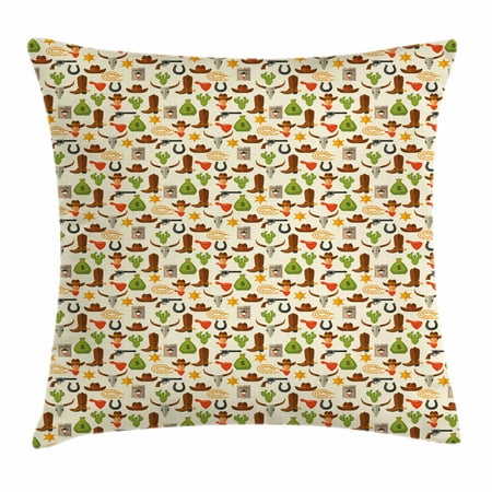 Western Throw Pillow Cushion Cover American Elements Cartoon Enchanting Western Decorative Pillows Western Throw Pillow Cushion Cover American Elements Cartoon Enchanting Western Decorative Pillows