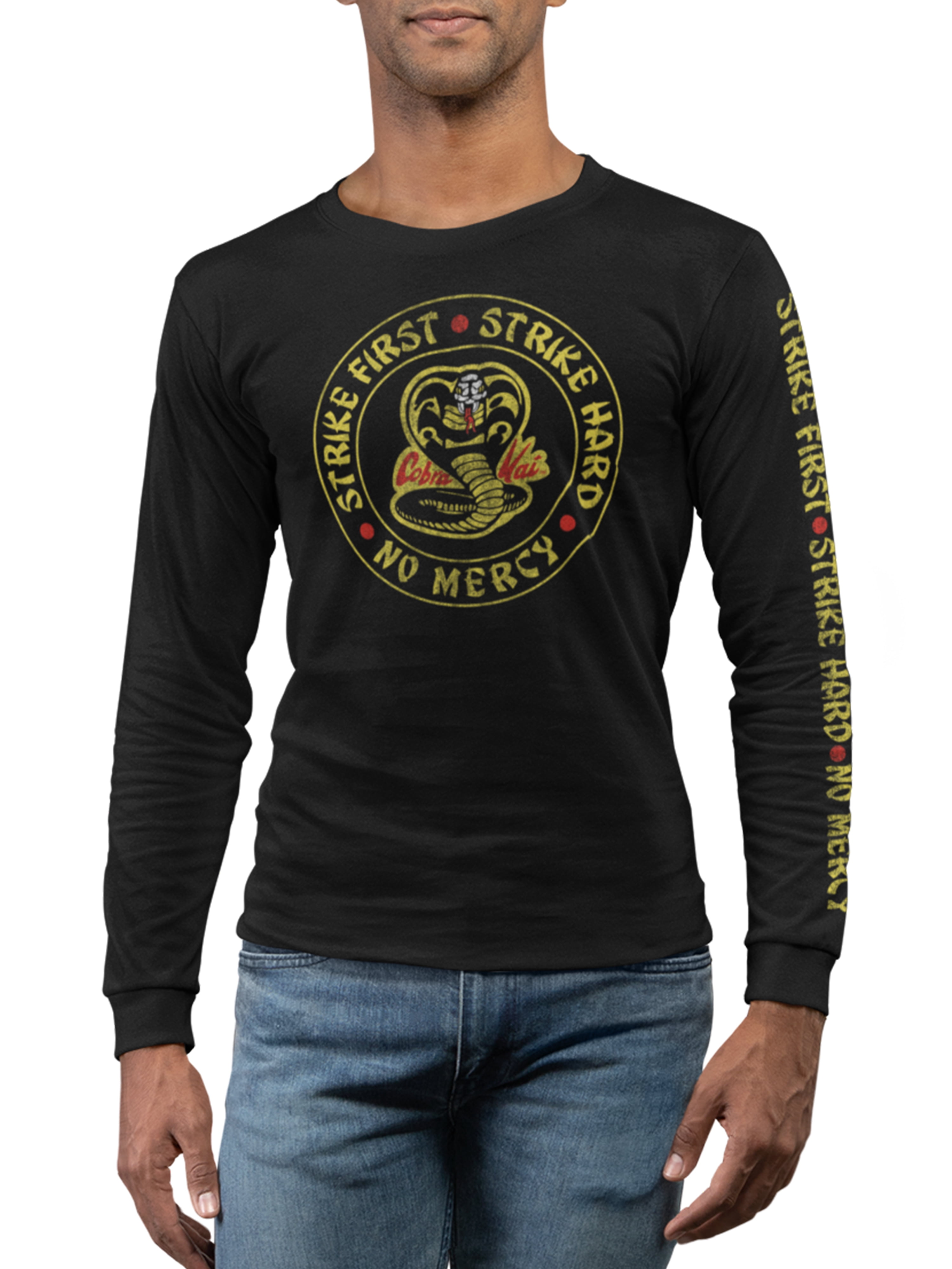 Cobra Kai Men's & Big Men's Long Sleeve Graphic Tee Shirt, Sizes S-3XL