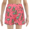 thumbnail image 3 of Toddler Boys Swim Trunks Quick Dry Boys Swim Shorts with Mesh Liner Beach Toddler Boys Bathing Suit Pink Pineapple 6 Years, 3 of 7