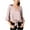 pink, variant on bar III Womens Tie-Front Knit Blouse, Pink, Small