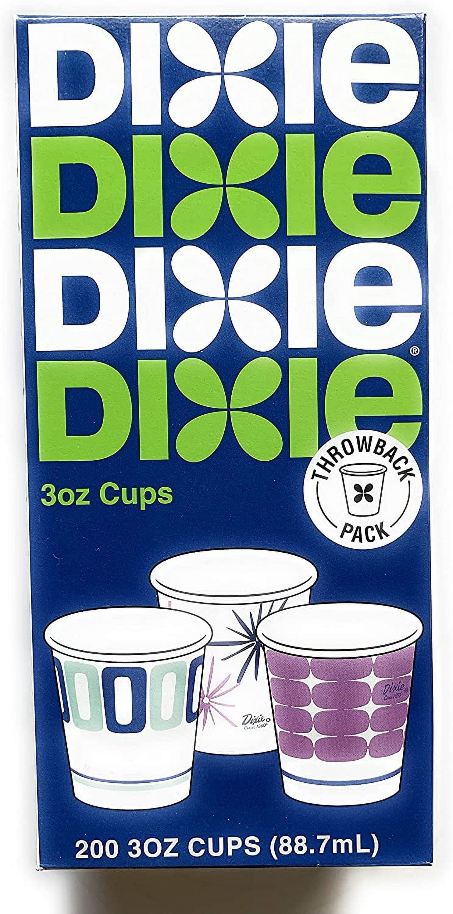 Dixie Bathroom Cups, 3 oz 200 ea, Assorted designs