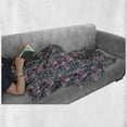 thumbnail image 6 of Floral Soft Flannel Fleece Throw Blanket, Ornamental Arrangement of Vivid Color Summer Flower Bouquet and Wild Herbs Pile, Cozy Plush for Indoor and Outdoor Use, 50" x 70", Multicolor, by Ambesonne, 6 of 6