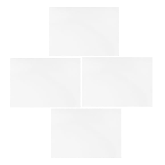 PAMINGONO 4Pcs Embroidery Stabilizer Sheets Water Soluble for Hand Embroidery and Fabric Backing