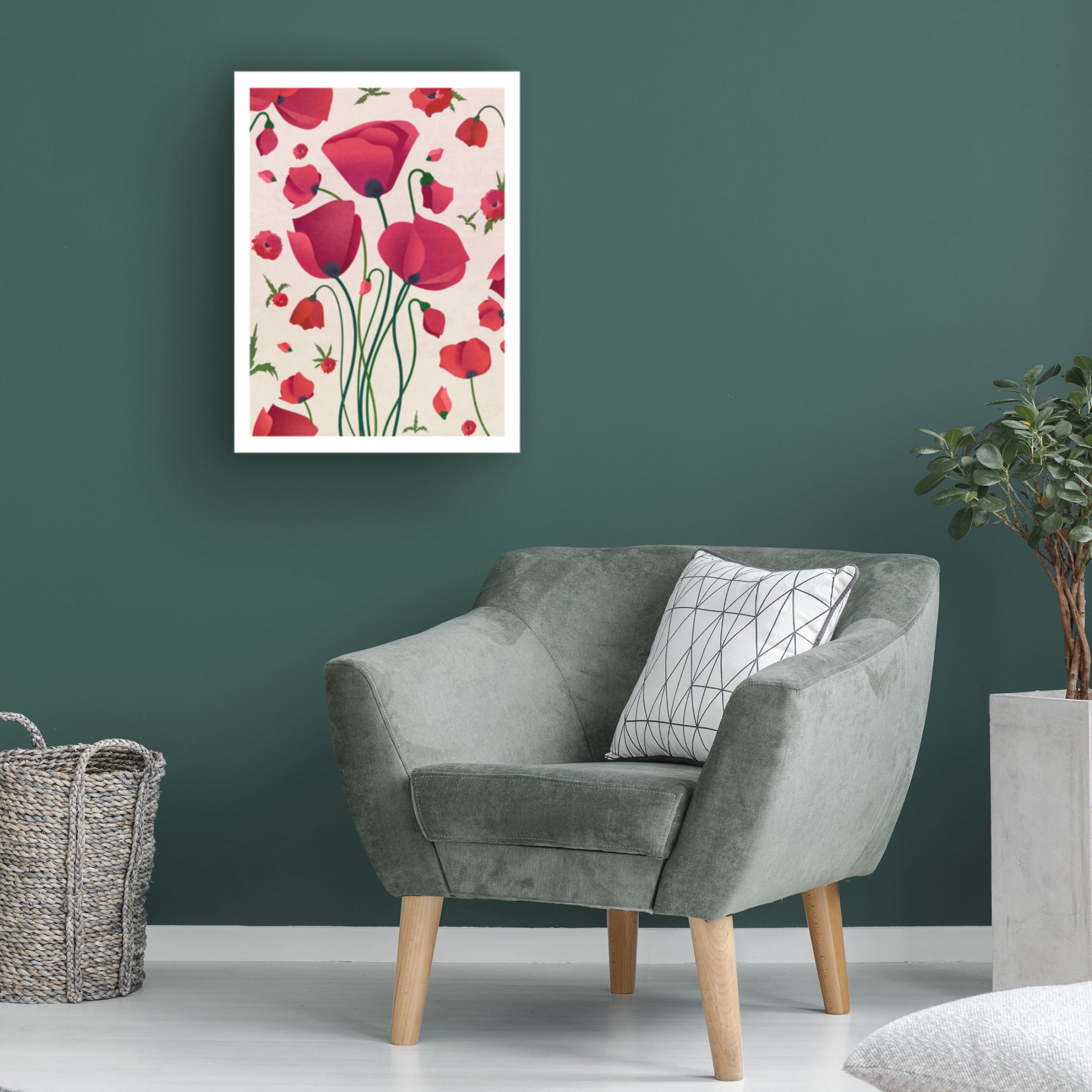 Trademark Fine Art Emel Tunaboylu Rectangle 7 Canvas Wall Art