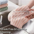 thumbnail image 4 of 10pcs Soft Microfiber Kitchen Towels, absorbent for dry/wet washing, reusable, multipurpose for dishes, sinks, pots, pans., 4 of 5