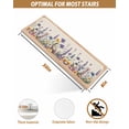 thumbnail image 4 of Stair Treads for Wooden Steps,Spring Floral Peel and Stick Stair Treads with Adhesive,Purple Flowers Summer Botanical Rustic Non Slip Indoor Stairs Runner Rugs Mats for Elders Dogs 8"x30" 15PCS, 4 of 7
